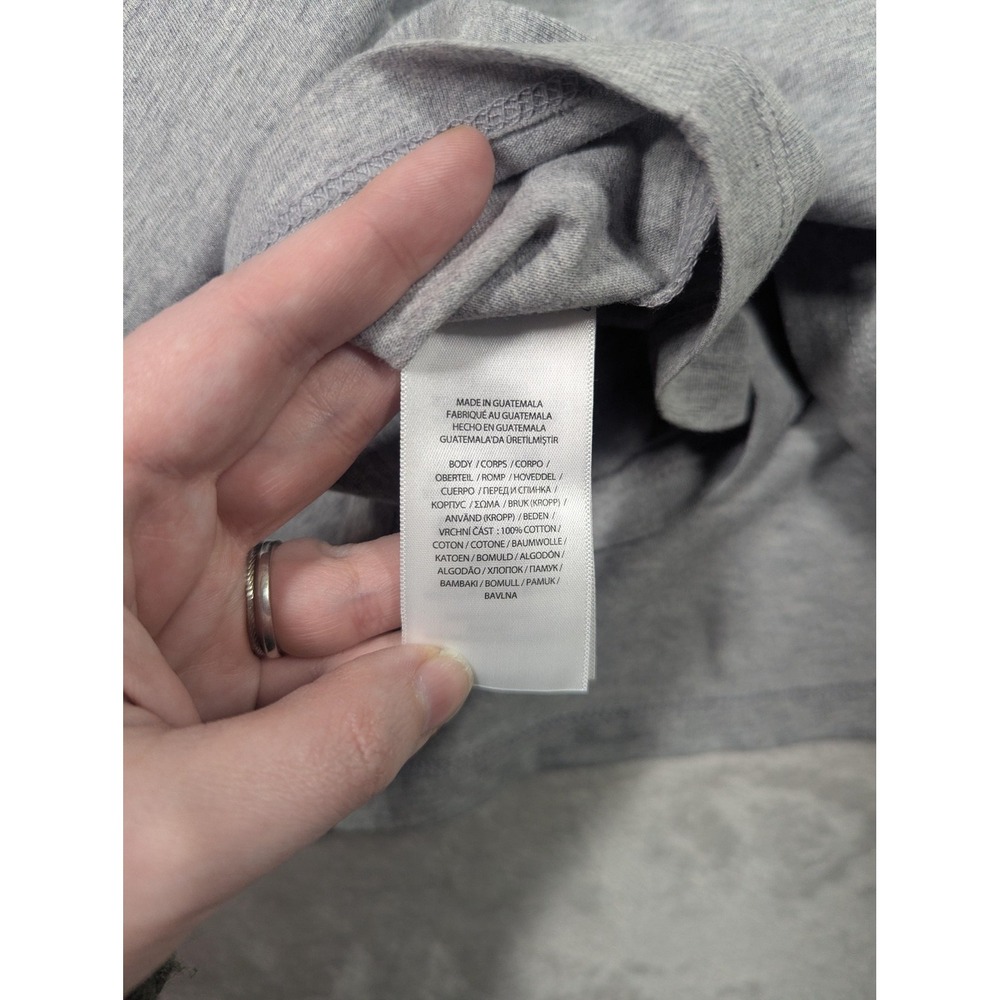 Polo Ralph Lauren Hooded Shirt Mens XL Gray Polo Bear Christmas Long Sleeve NWT - Picture 11 of 13